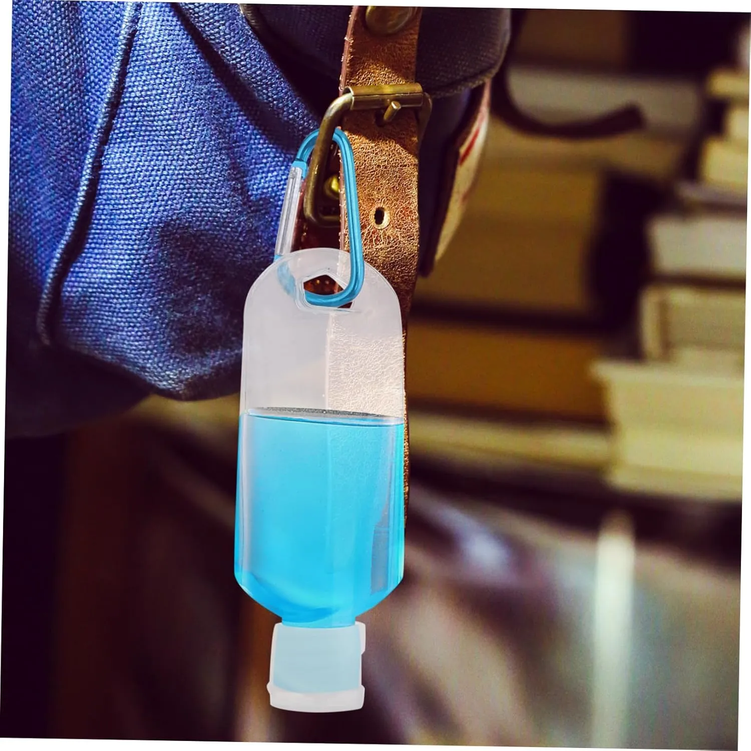 20 Pcs Travel Bottles Soap Liquid Mini Lotion Refillable Bottles Container Filling Sample Clamshell, Transparent Color, 11.5X4cm