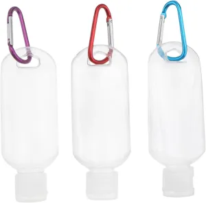 20 Pcs Travel Bottles Soap Liquid Mini Lotion Refillable Bottles Container Filling Sample Clamshell, Transparent Color, 11.5X4cm