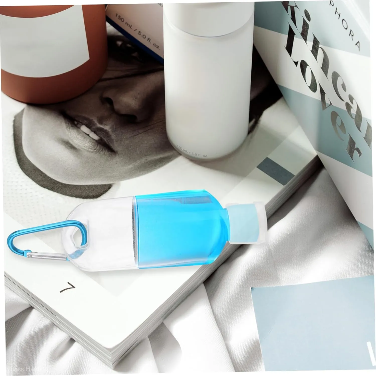 20 Pcs Travel Bottles Soap Liquid Mini Lotion Refillable Bottles Container Filling Sample Clamshell, Transparent Color, 11.5X4cm