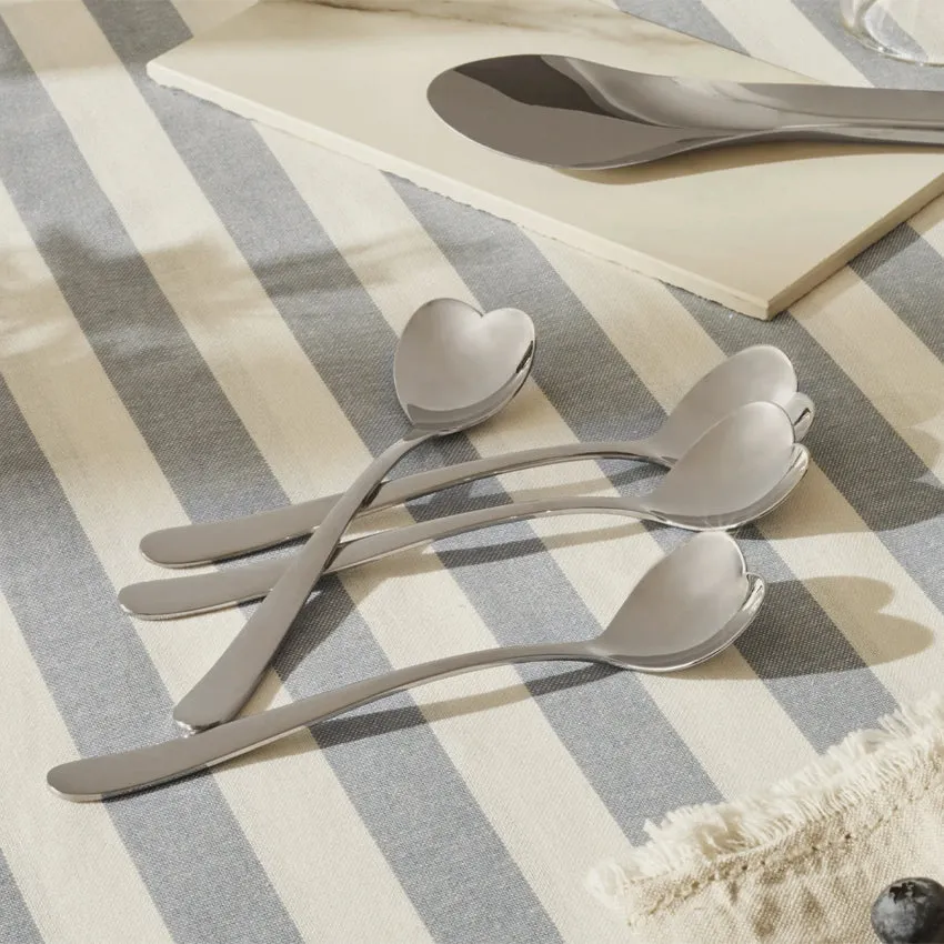 Alessi | Set of 4 Biglove Ice Cream Spoons