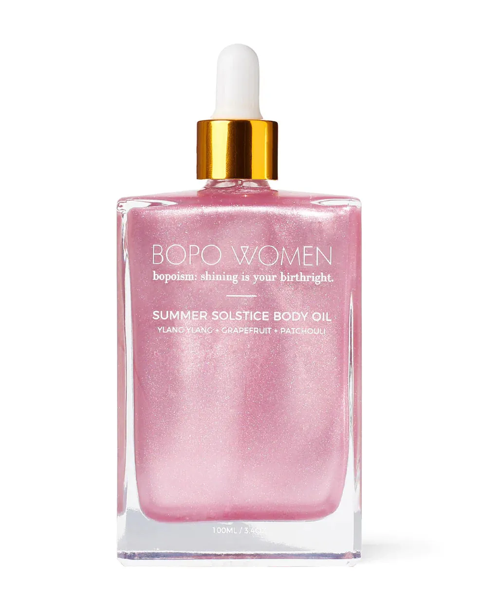 BOPO Summer Solstice Body Oil PINK SHIMMER