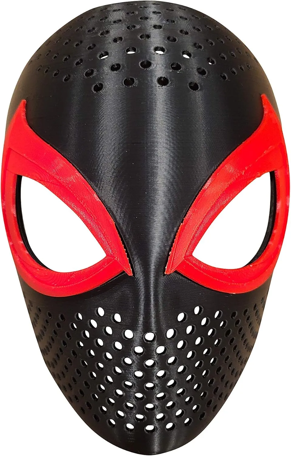 Cosplay Life Spider Face Shell With Lenses - Spider Mask - Halloween Costume Accessory (Miles, 25cm)