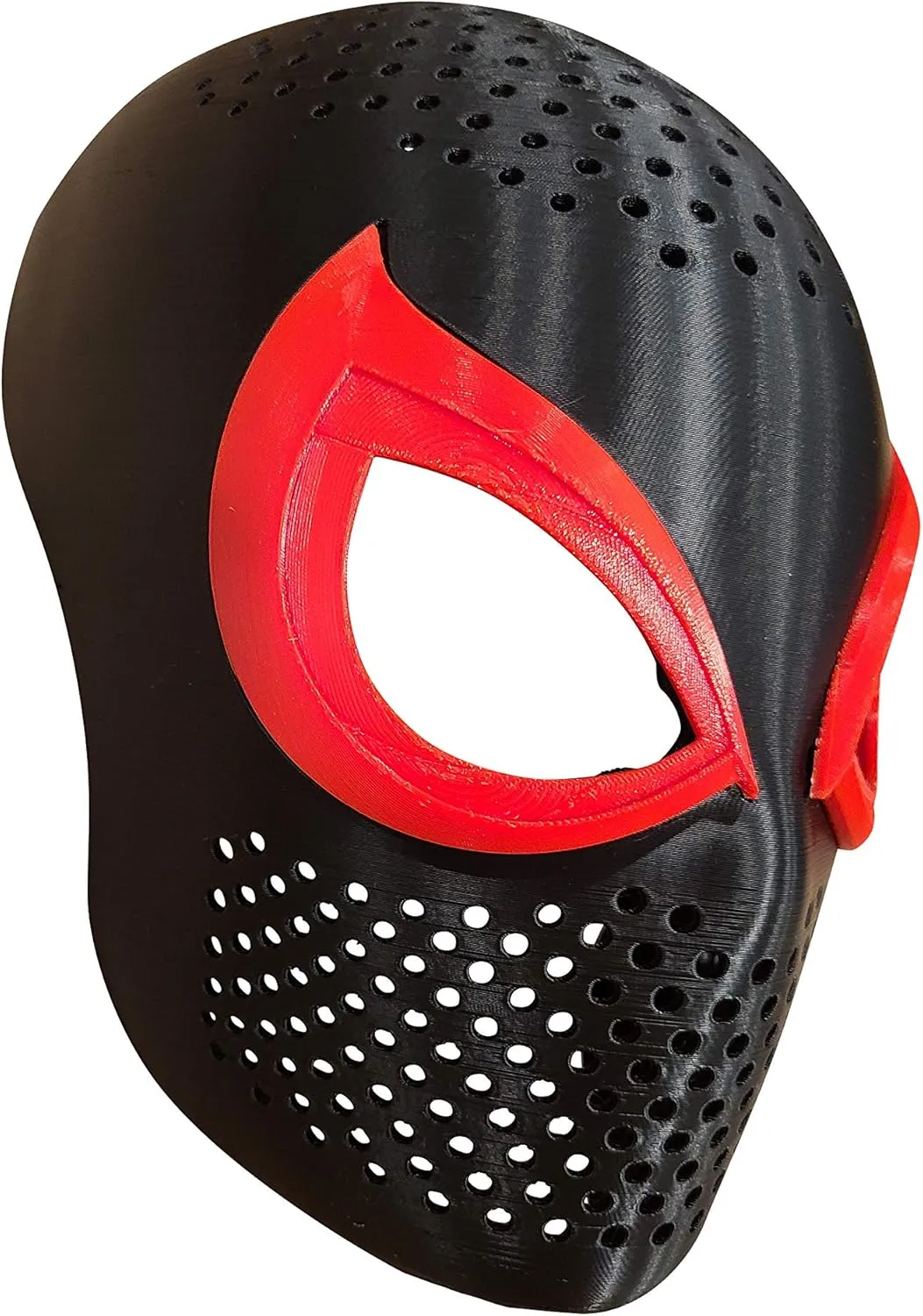 Cosplay Life Spider Face Shell With Lenses - Spider Mask - Halloween Costume Accessory (Miles, 25cm)