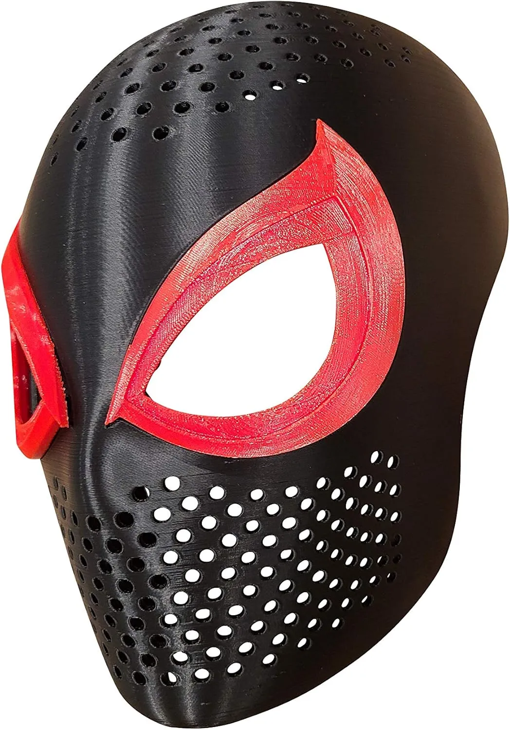 Cosplay Life Spider Face Shell With Lenses - Spider Mask - Halloween Costume Accessory (Miles, 25cm)