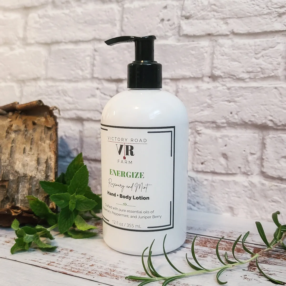 ENERGIZE Rosemary and Mint Hand   Body Lotion