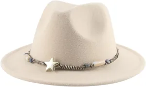 Fedoras Hats for Women British Top Hat Solid Casual Panama Hats for Men