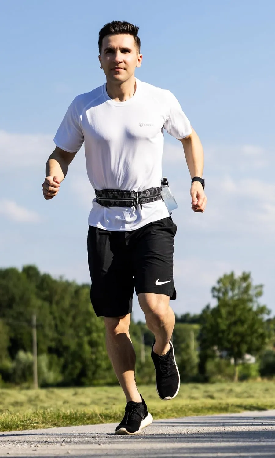 Fitgriff Running Belt for Men & Women - Secure Jogging Pouch for Phone, Keys & Essentials - For All Cell Phones