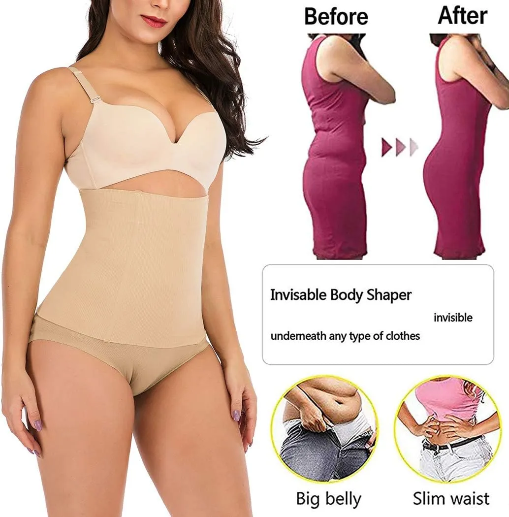 FUT Waist Trainer for Women Tummy Control Shapewear Waist Cincher Postpartum Girdle Body Shaper