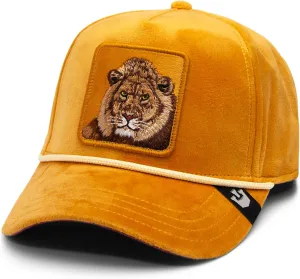 Goorin Bros. The Farm Unisex Original Adjustable Snapback Trucker Hat, Cream (Lion Royalty), One Size