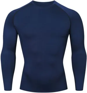 HYCOPROT Compression Shirts for Men Athletic Long Sleeve Base Layer Workout Rash Guard Shirt
