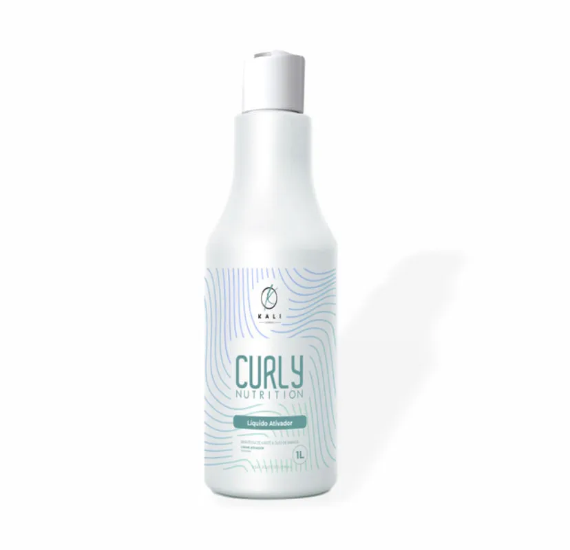 Kali Cosmetics Curly Nutrition Activator Fluid Curls Relaxer Guanidine 1L / 33.8 fl oz