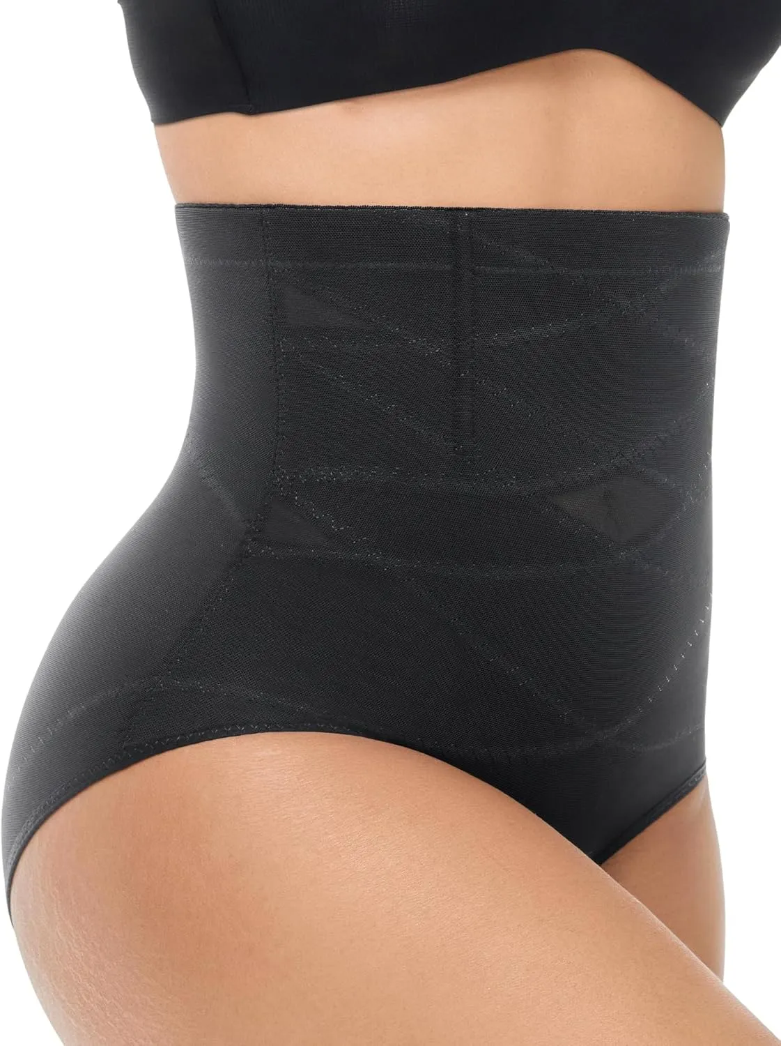 KLVEE Shapewear Tummy Control Underwear High Waisted Girdle Body Shaper Butt Lifting Panties Spanks for Women