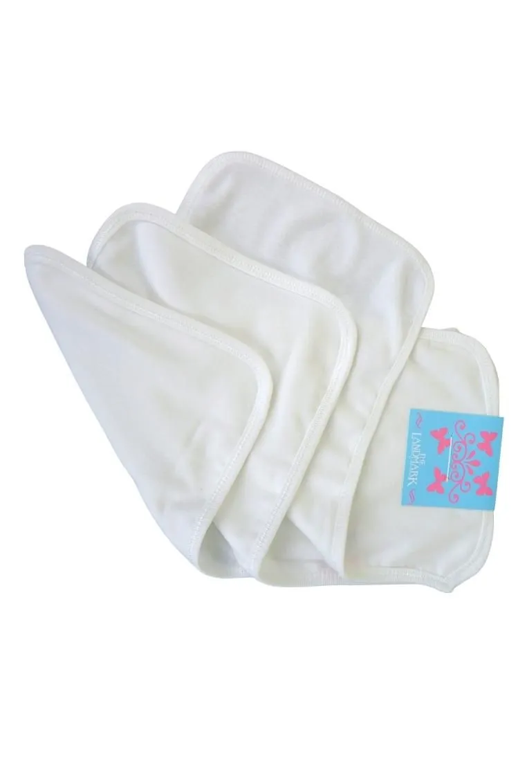 Landmark Burp Pad 3 in 1 Chief Value Cotton White