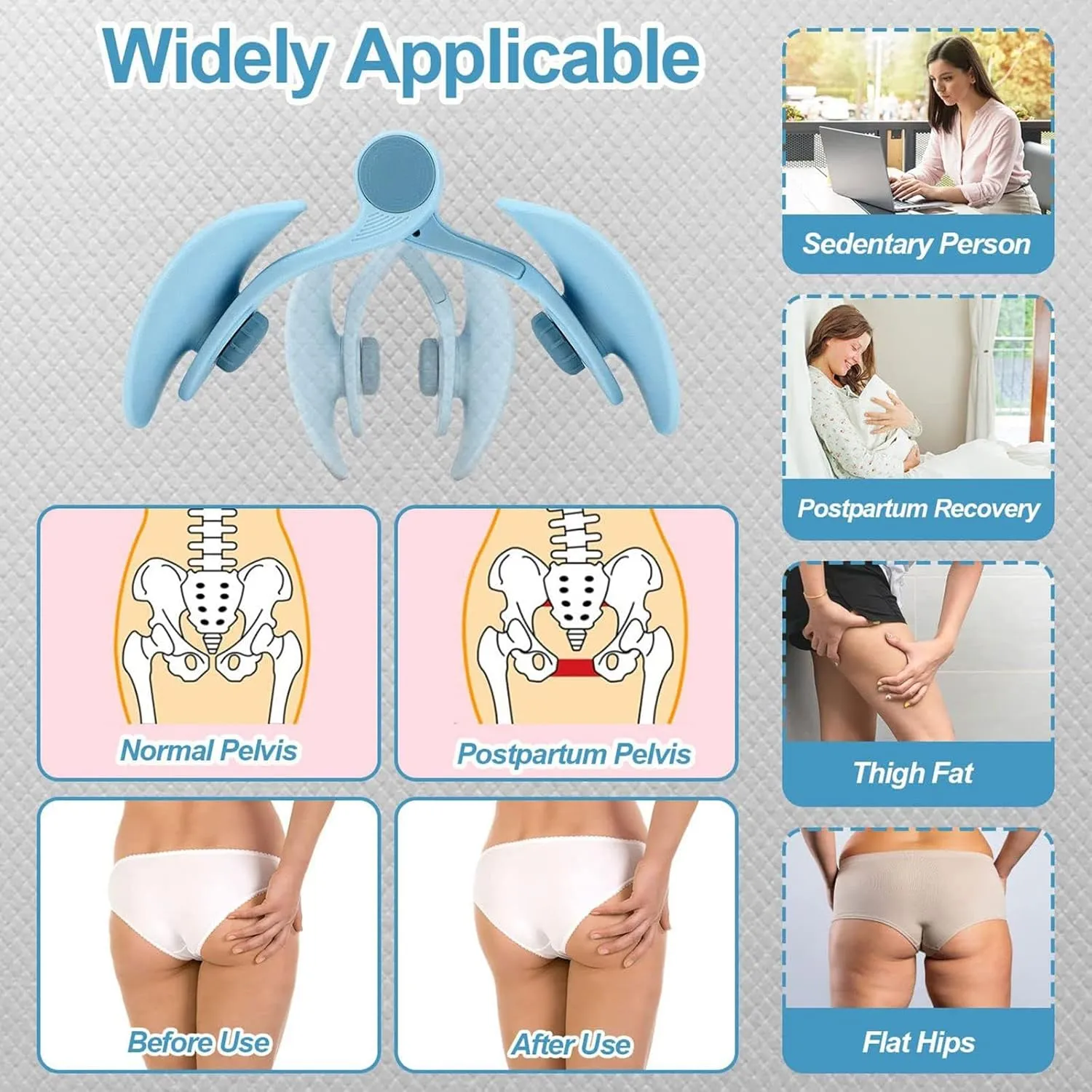 Pelvic Floor Muscle and Inner Thigh Master kegel Exerciser Toner for Women and Man, Leg Workout Exercise Equipment Device HIPS Pelvis Buttock Trainer abductor Machine kegal excersize Toner