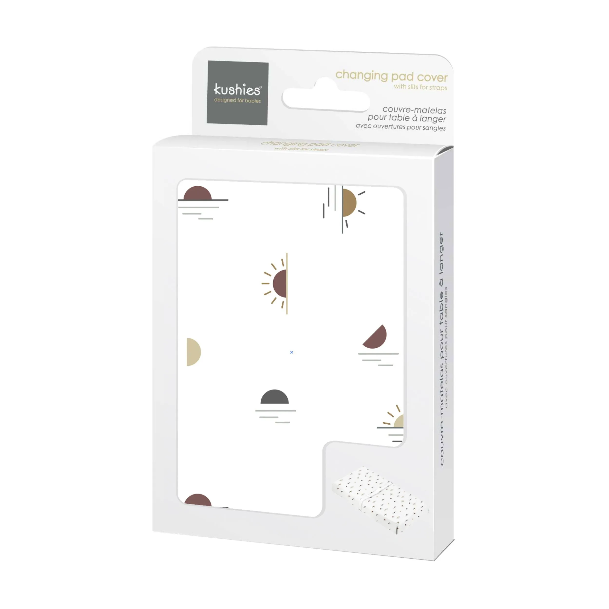 Percale Dream | Changing Pad Cover w-Slits for Safety Straps