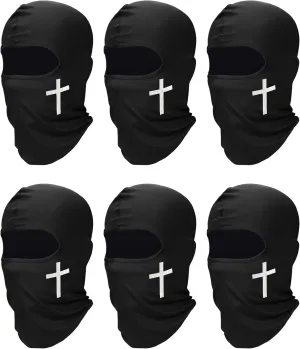 SATINIOR 6 Pcs Ski Mask Cover Balaclava Full Face Mask Summer Face Cover UV Protection Balaclava Men Women Outdoor Sports