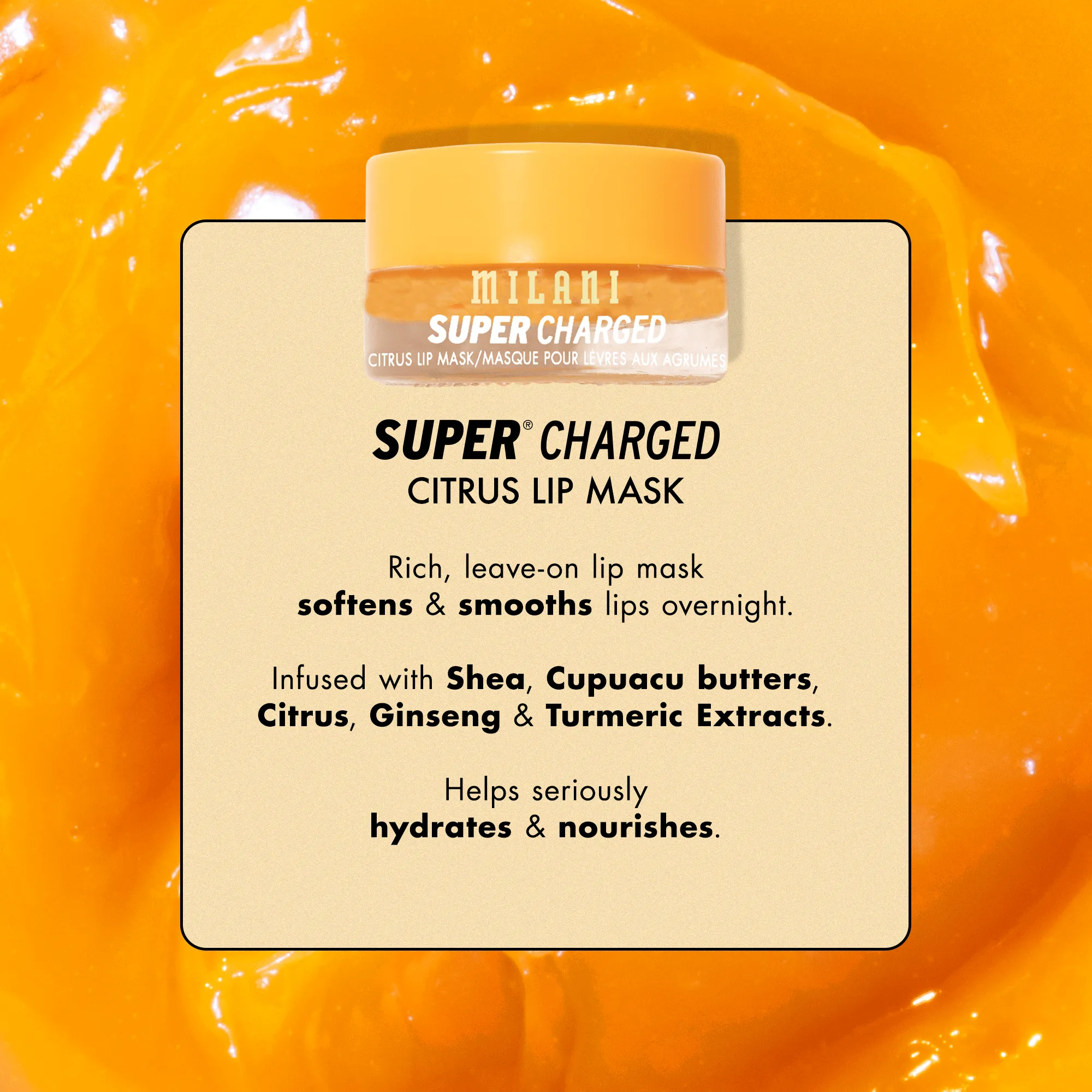 Supercharged Citrus Lip Mask