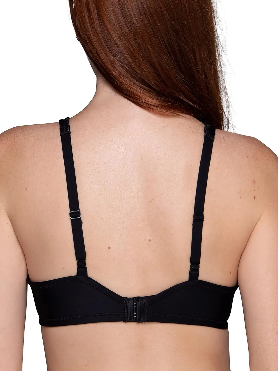 Vanity Fair Women's Bra with 2-Way Convertible Straps, Body Caress Full Coverage, Lightly Lined Cups up to DD