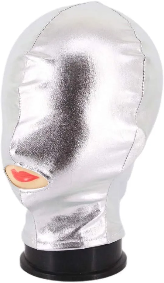 Vimoisa Metallic Cycling Face Neck Mask Hat Ultra Balaclava Hood
