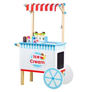 Wooden Ice Cream Cart